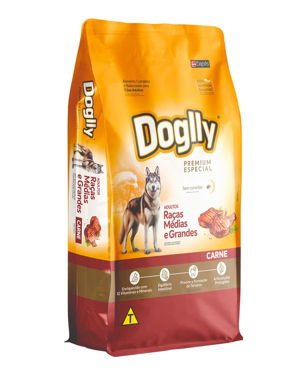 Doglly Premium Especial – Cães Adultos Raças Médias e Grandes Carne